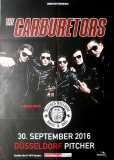 CARBURETORS, THE - 2016 - Plakat - In Concert Tour - Poster - D�sseldorf