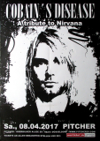 COBAIN'S DISEASE - 2017 - Tribute to Nirvana - In Concert - Poster - Dsseldorf