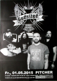 GODSIZED - 2015 - Plakat - In Concert Tour - Poster - Dsseldorf