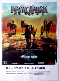 KAMCHATKA - 2016 - Plakat - In Concert Tour - Poster - Dsseldorf