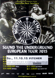 KING OF THE NORTH - 2015 - Plakat - In Concert Tour - Poster - Dsseldorf