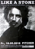 LIKE A STONE - 2018 - Tribute to Chris Cornell - Concert - Poster - Dsseldorf