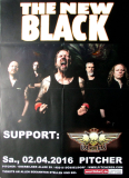 NEW BLACK, THE - 2016 - Plakat - In Concert Tour - Poster - Dsseldorf