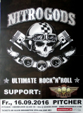 NITROGODS - 2016 - Plakat - In Concert Tour - Poster - Dsseldorf