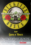 RECKLESS ROSES - 2017 - Tribute to Guns N Roses - Concert - Poster - Dsseldorf b