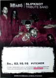 SLIPCHAOS - 2016 - Tribute to Slipknot - In Concert - Poster - Dsseldorf
