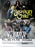 SCORPION CHILD - 2013 - Plakat - In Concert Tour - Poster - Dsseldorf
