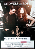 SHOVELS & ROPE - 2017 - Plakat - In Concert Tour - Poster - Dsseldorf