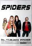 SPIDERS - 2015 - Plakat - In Concert Tour - Poster - Dsseldorf