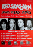 RED SKY COVEN - 2009 - New Model Army - Concert - Performance Tour - Poster