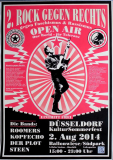 ROCK GEGEN RECHTS - 2014 - In Concert - Roomers - Steen - Poster - D�sseldorf