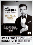 GAEBEL, TOM - 2022 - In Concert - Jubilums Tour - Poster - Hannover - HII
