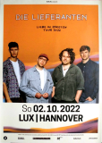 LIEFERANTEN, DIE - 2022 - In Concert - Liebe in Paketen Tour - Poster - Hannover
