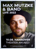 MUTZKE, MAX - 2022 - Live In Concert Tour - Poster - Hannover