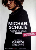 SCHULTE, MICHAEL - 2022 - In Concert - Highs & Lows Tour - Poster - Hannover