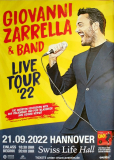ZARELLA, GIOVANNI - 2022 - Plakat - Live In Concert Tour - Poster - Hannover