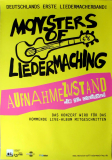 MONSTERS OF LIEDERMACHING - 2012 - In Concert - Aufnahme... Tour - Poster