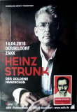 STRUNK, HEINZ - 2016 - Concert - Der Goldene Handschuh - Poster - D�sseldorf