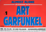 GARFUNKEL, ART - 1989 - Plakat - In Concert - Almost alone - Poster - Fellbach B
