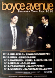BOYCE AVENUE - 2010 - Plakat - Live In Concert - European Fall Tour - Poster