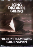 LONG DISTANCE CALLING - 2023 - In Concert - Eraser Tour - Poster - Hamburg
