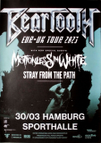 BEARTOOTH - 2023 - In Concert - Motionless... Eur-UK Tour - Poster - Hamburg