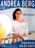 BERG, ANDREA - 2023 - In Concert - Strand Open Air - Poster - Eckernf�rde