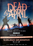 DEAD BY APRIL - 2023 - Self Deception - In Concert Tour - Poster - Hamburg