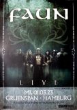 FAUN - 2023 - Plakat - Live In Concert Tour - Poster - Hamburg