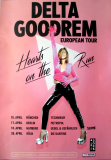 GOODREM, DELTA - 2023 - Live In Concert - Hearts on the Run Tour - Poster