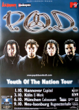 P.O.D. - Payable On Death - 2001 - Concert - Youth of the Nation Tour - Poster