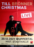 BRNNER, TILL - 2021 - In Concert - Christmas Live Tour - Poster - Wuppertal W