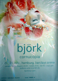 BJRK - SUGARCUBES - 2023 - In Concert - Cornucopia Tour - Poster - Hamburg