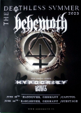 BEHEMOUTH - 2023 - In Concert - The Deathless Summer Tour - Poster - Hannover