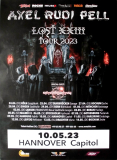 AXEL RUDI PELL - 2023 - In Concert - Lost XXIII Tour - Poster - Hannover &Tour