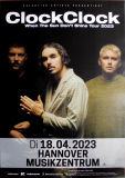 CLOCKCLOCK - 2023 - Live In Concert - When The Sun... Tour - Poster - Hannover