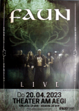 FAUN - 2023 - Plakat - Live In Concert Tour - Poster - Hannover