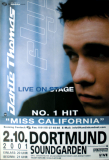 THOMAS, DANTE - 2001 - Live In Concert - Fly Tour - Poster - Dortmund