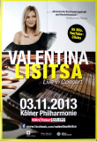 LISITSA, VALENTINA - 2013 - Plakat - Live In Concert Tour - Poster - Kln