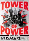 TOWER OF POWER - 2002 - Live In Concert Tour - Poster - Kln