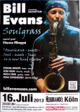 EVANS, BILL - 2013 - Plakat - Live In Concert - Soulgrass Tour - Poster - Kln