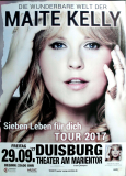 KELLY FAMILY - MAITE - 2017 - Concert - Sieben Leben Tour - Poster - Duisburg N2