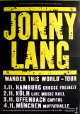 LANG, JONNY - 2005 - Live In Concert - Wander This World Tour - Poster