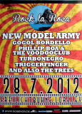 ROCK LA ROCK - 2017 - New Model Army - Phillip Boa - Turbonegro - Poster