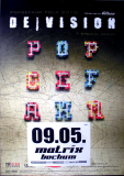 DE/VISION - 2010 - Live In Concert - Popgefahr Tour - Poster - Bochum