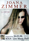 ZIMMER, JOANA - 2006 - Live In Concert - My Innermost Tour - Poster - Kln