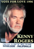 ROGERS, KENNY - 1996 - In Concert - Vote For Love Tour - Poster - Dsseldorf