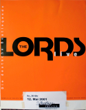 LORDS, THE - 2001 - Plakat - Live In Concert Tour - Poster - Dsseldorf