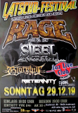 LATSCHO FESTIVAL - 2019 - Concert - Rage - Steel Engraved - Poster - Andernach