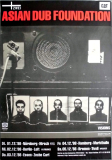 ASIAN DUB FOUNDATION - 1998 - Live In Concert - Rafi's Revenge Tour - Poster